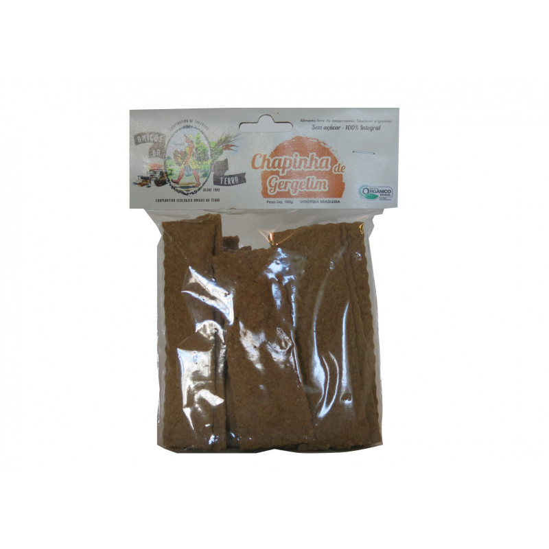 Biscoito Chapinha de Gergelim Orgânico 100g Biscoito Chapinha de Gergelim Orgânico 100g